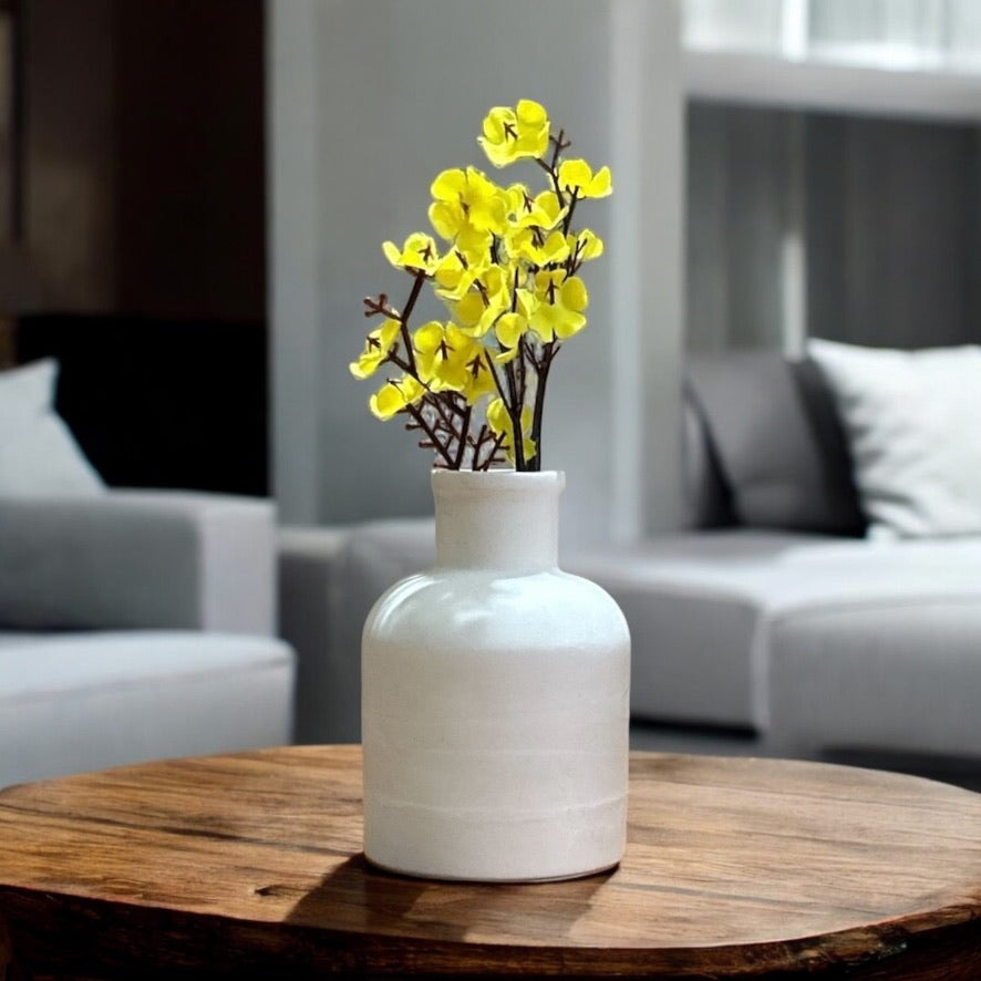 Concrete Plain Vase, 15x15x5 cm (300g)