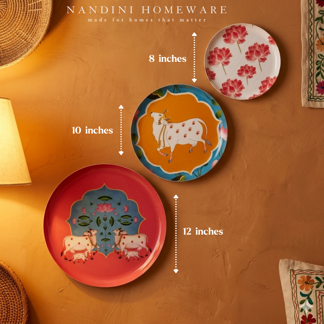 Metal Wall Plates (Cow Set of 3)