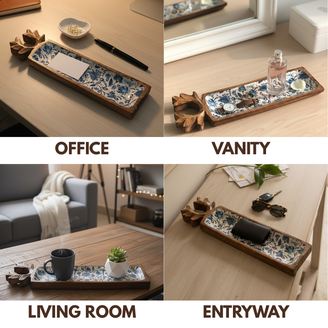 Mango Wood Stag Serving Tray