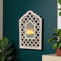 Wooden Jharokha with Mirror